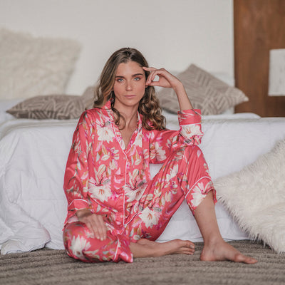 Pijama larga para mujer